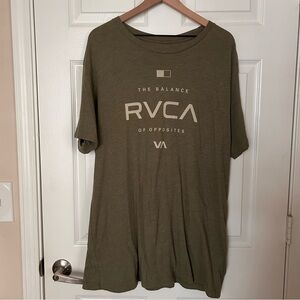 RVCA Khaki Short Sleeve Tee